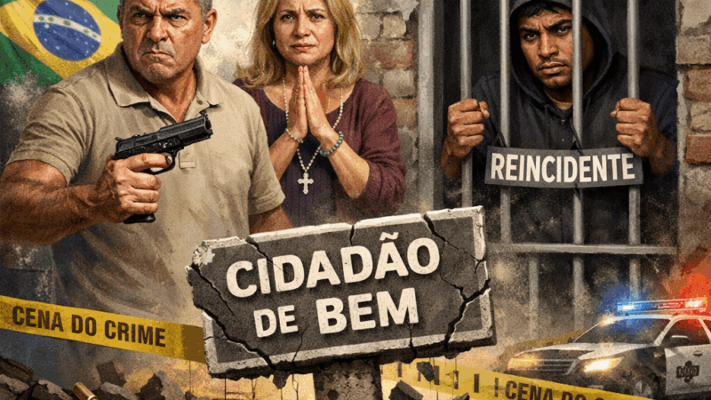 66% dos crimes envolvem “cidadãos de bem” armados e apenas 4% criminosos reincidentes: o discurso caiu por terra?