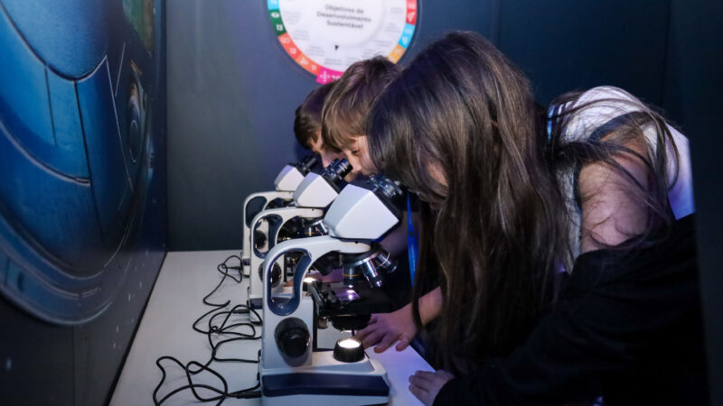 Alunos da rede municipal visitam unidade móvel de educação ambiental da Itaipu Binacional