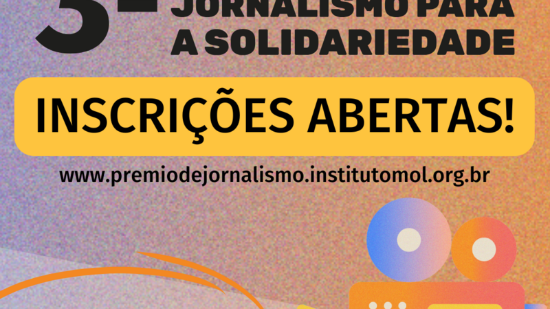 Prêmio MOL de Jornalismo abre inscrições