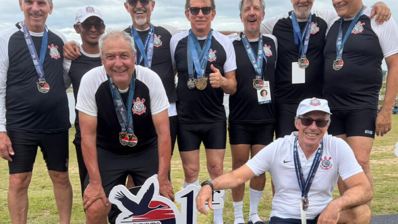 Corinthians conquista tricampeonato sul-americano de remo