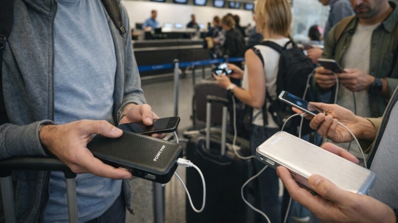 Segurança aérea endurece regras para baterias portáteis