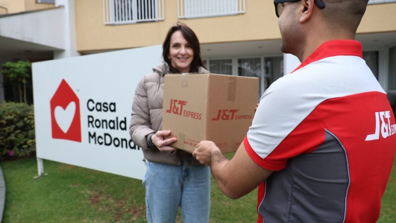 J&T Express é parceira logística oficial do McDia Feliz 2026