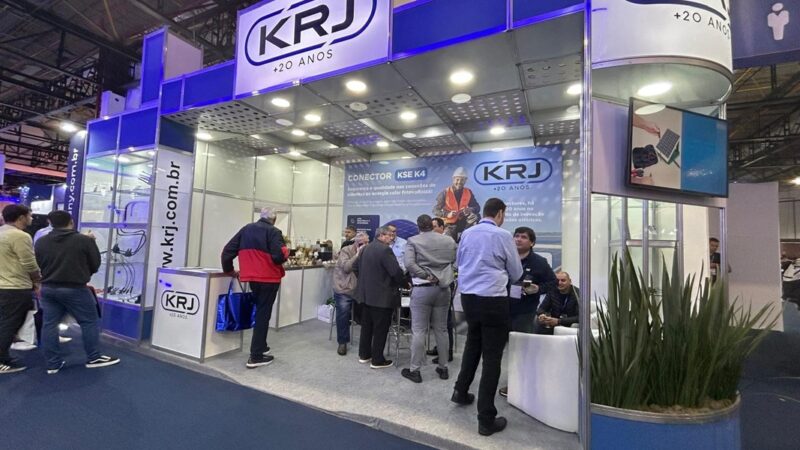 KRJ expõe conectores para sistema fotovoltaico na Intersolar
