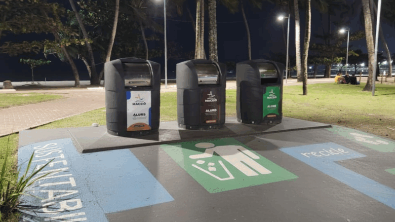 Cidades brasileiras avançam com lixeiras subterrâneas