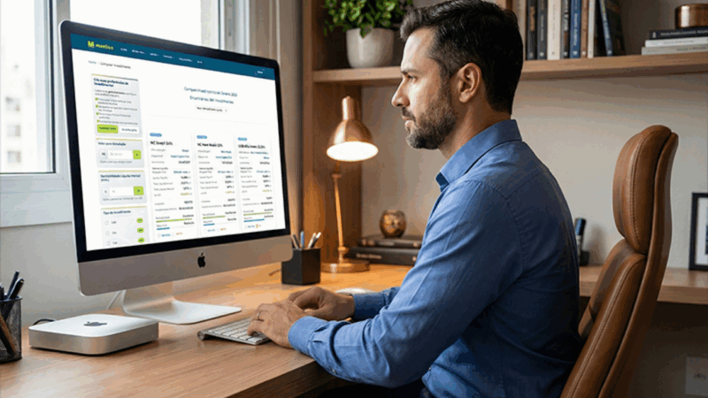 Comparador de renda fixa adiciona filtro por rentabilidade