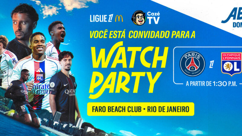 Ligue 1 McDonald’s chega ao Rio de Janeiro com PSG x OL