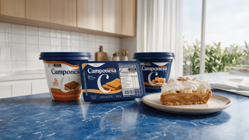 Camponesa lança doce de leite zero lactose