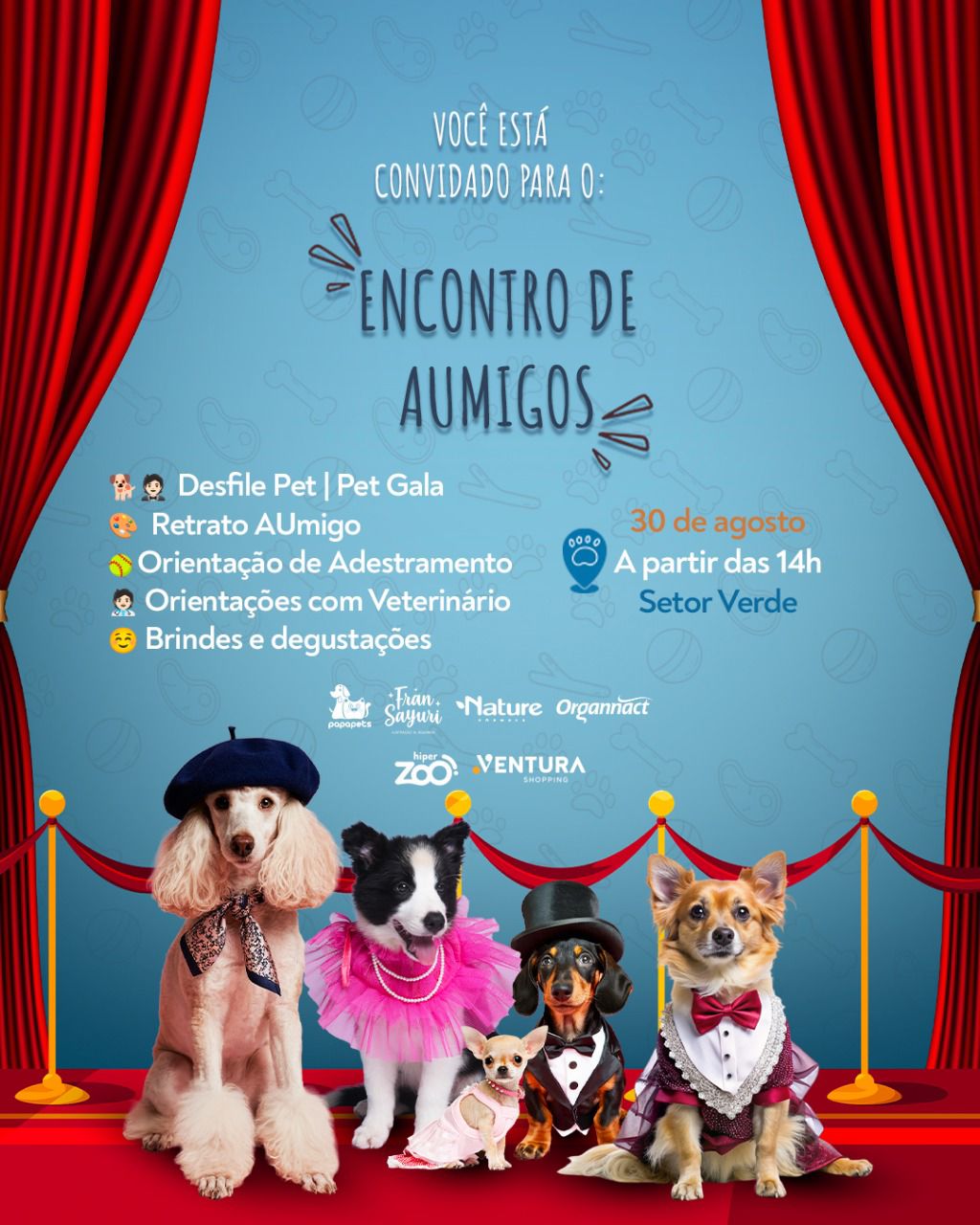 Ventura Shopping comemora Dia do Cachorro com Encontro de AUmigos
