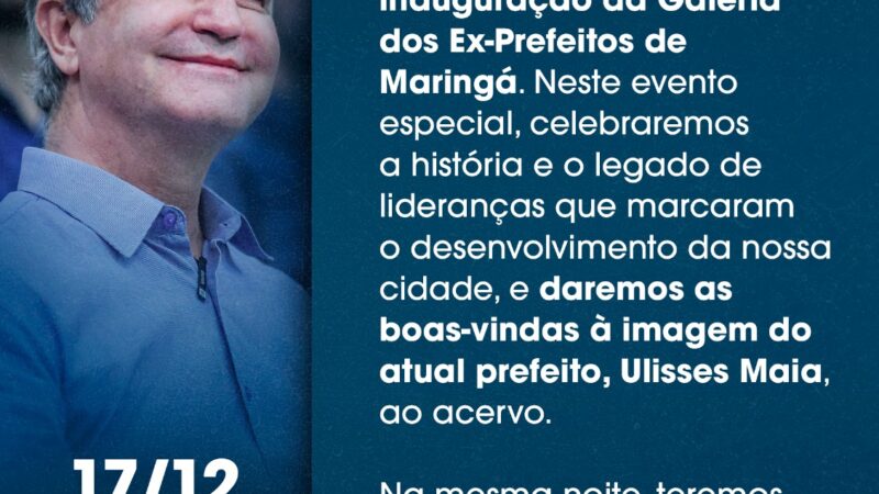 Joel Cavalcante lança livro que conta a história do menino da Vila Operária que virou prefeito de Maringá, Ulisses Maia