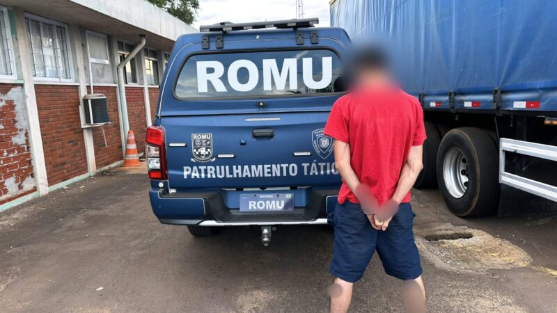 Guarda Civil de Maringá prende foragido da Justiça de alta periculosidade