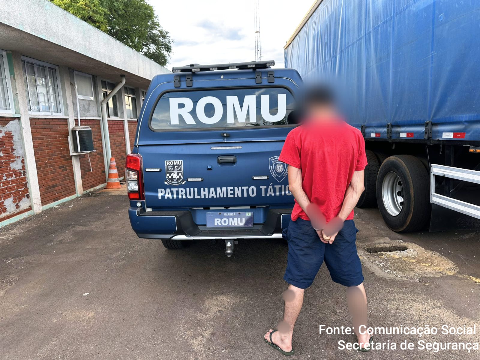 Guarda Civil de Maringá prende foragido da Justiça de alta periculosidade