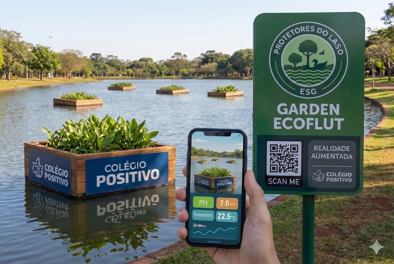 Estudantes desenvolvem projeto de despoluição do Lago Igapó