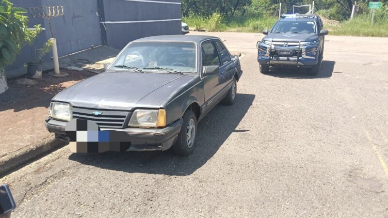 GCM recupera veículo furtado horas após crime na região central de Maringá