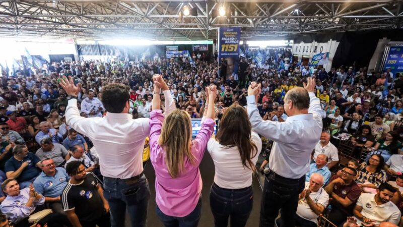 Casa cheia indica que Ricardo Barros deverá estar entre os mais votados do Paraná
