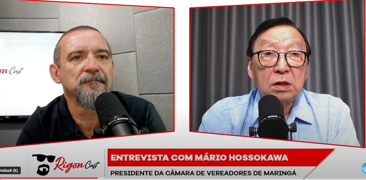 Mario Hossokawa fala tudo  sobre a Câmara de Maringá  no Rigon Cast