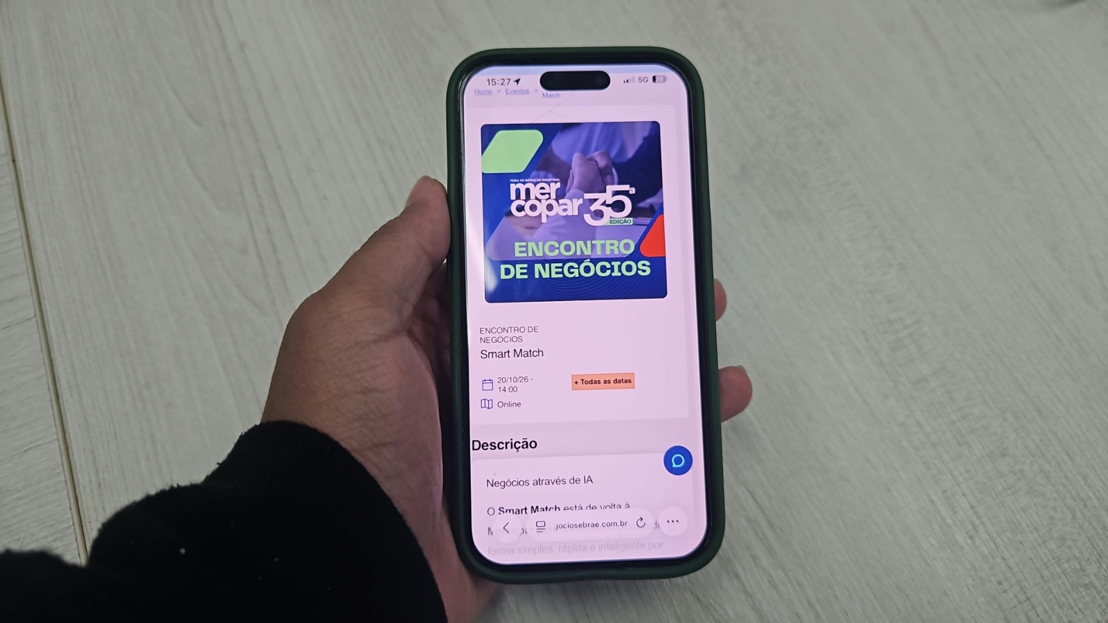 Ferramenta Smart Match promoverá conexões comerciais entre participantes da Mercopar 2026