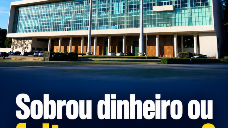 Sobrou dinheiro ou faltou governo? A pergunta por trás do superávit
