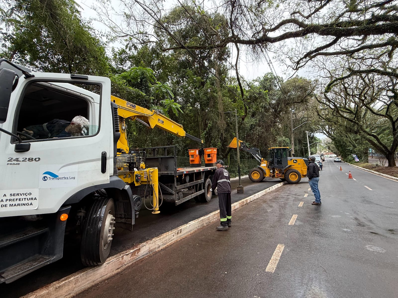 Temporal causa alagamentos, quedas de árvores e danos em diferentes regiões de Maringá