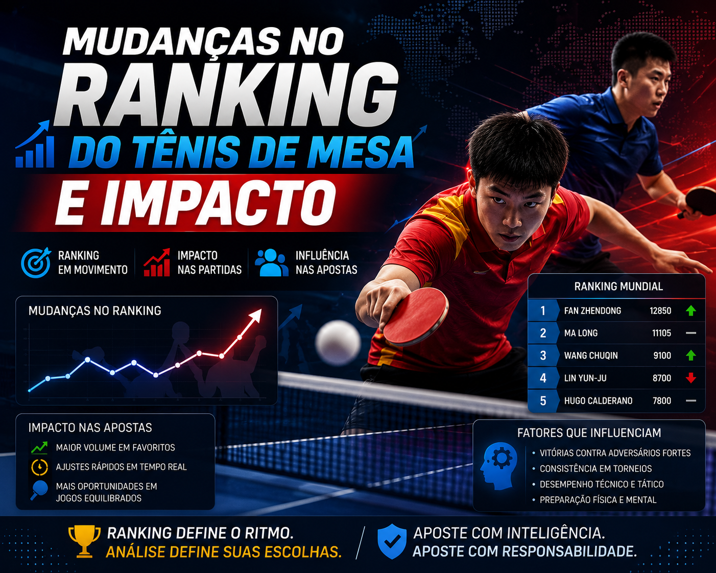 Mudanças no Ranking do Tênis de Mesa e Impacto