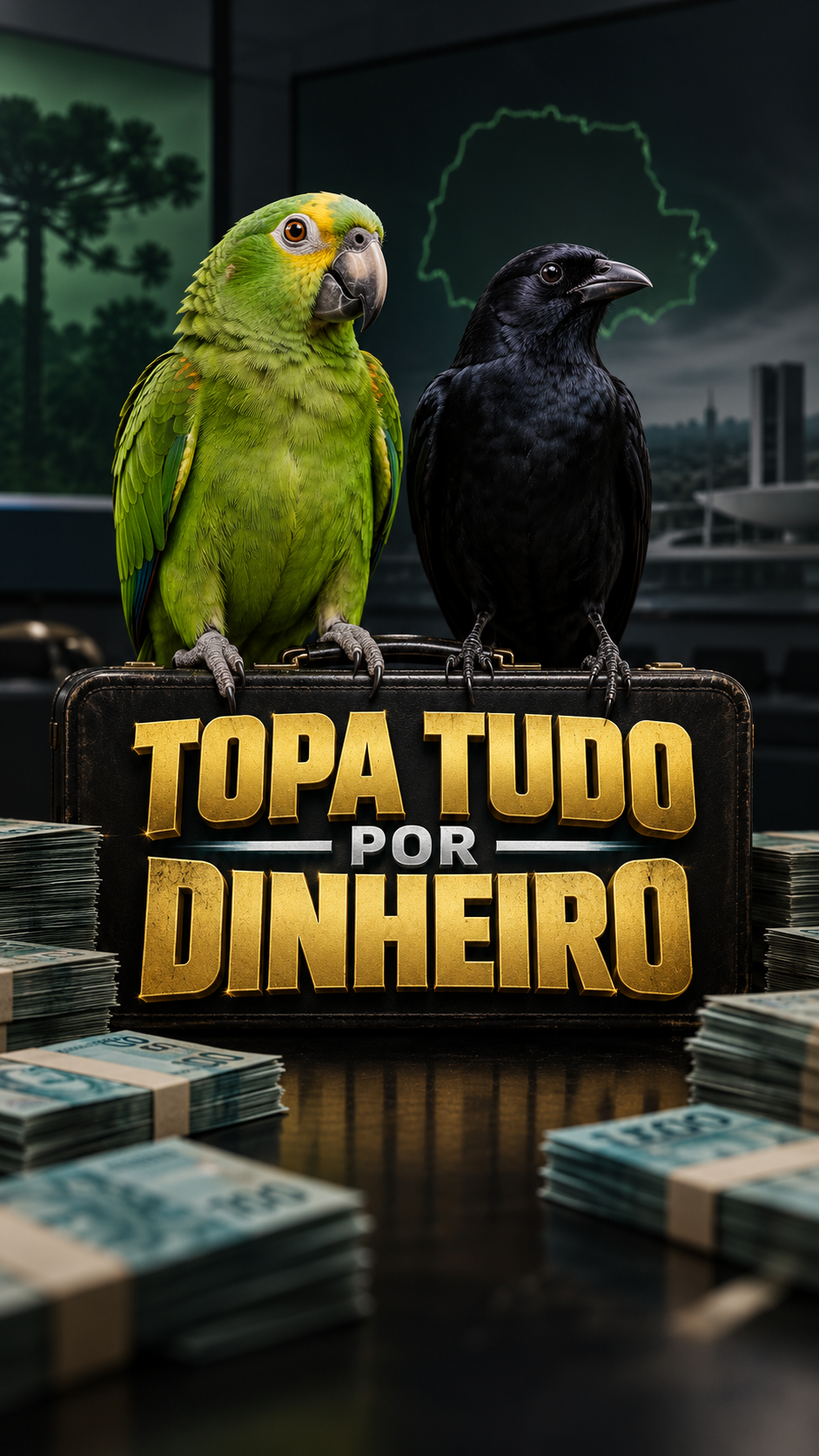 Sem a harpia, campanha de Sandro Alex vai de papagaio, chopim ou “Topa Tudo por Dinheiro”?