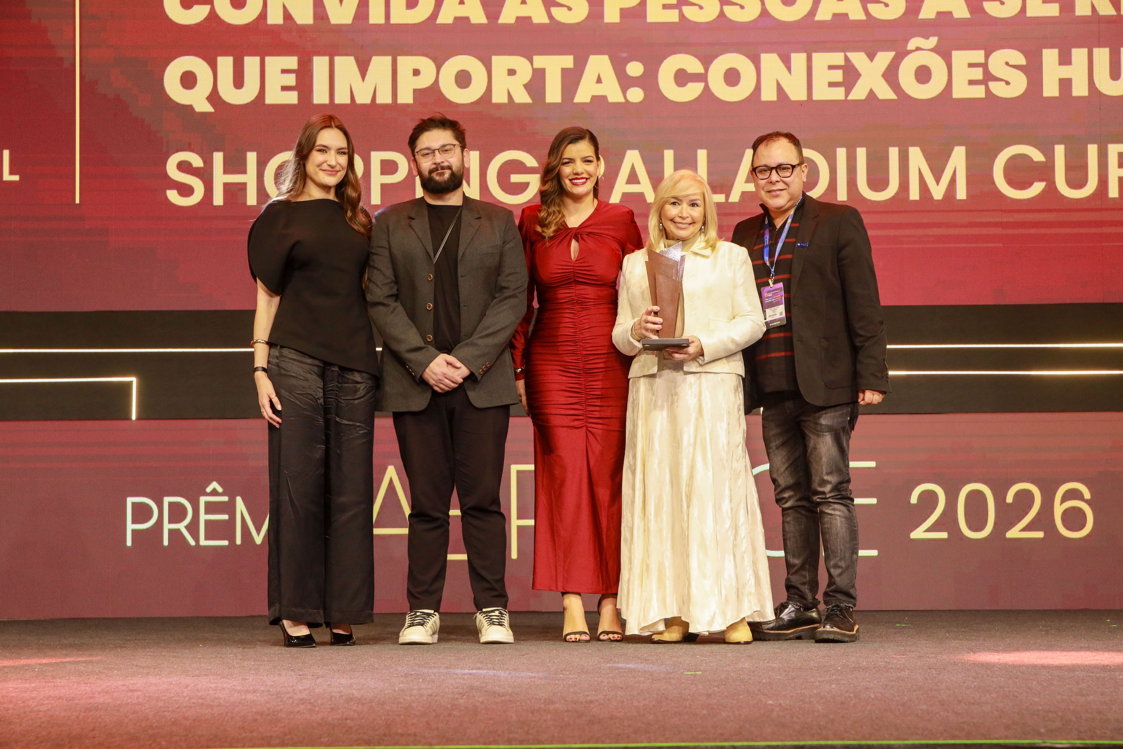 Palladium Curitiba conquista dois prêmios nacionais da Abrasce por projetos de marketing e relacionamento com público
