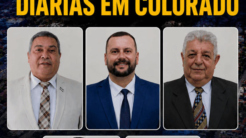 R$ 147 mil em diárias: quem mais viajou com dinheiro público  na Câmara de Colorado