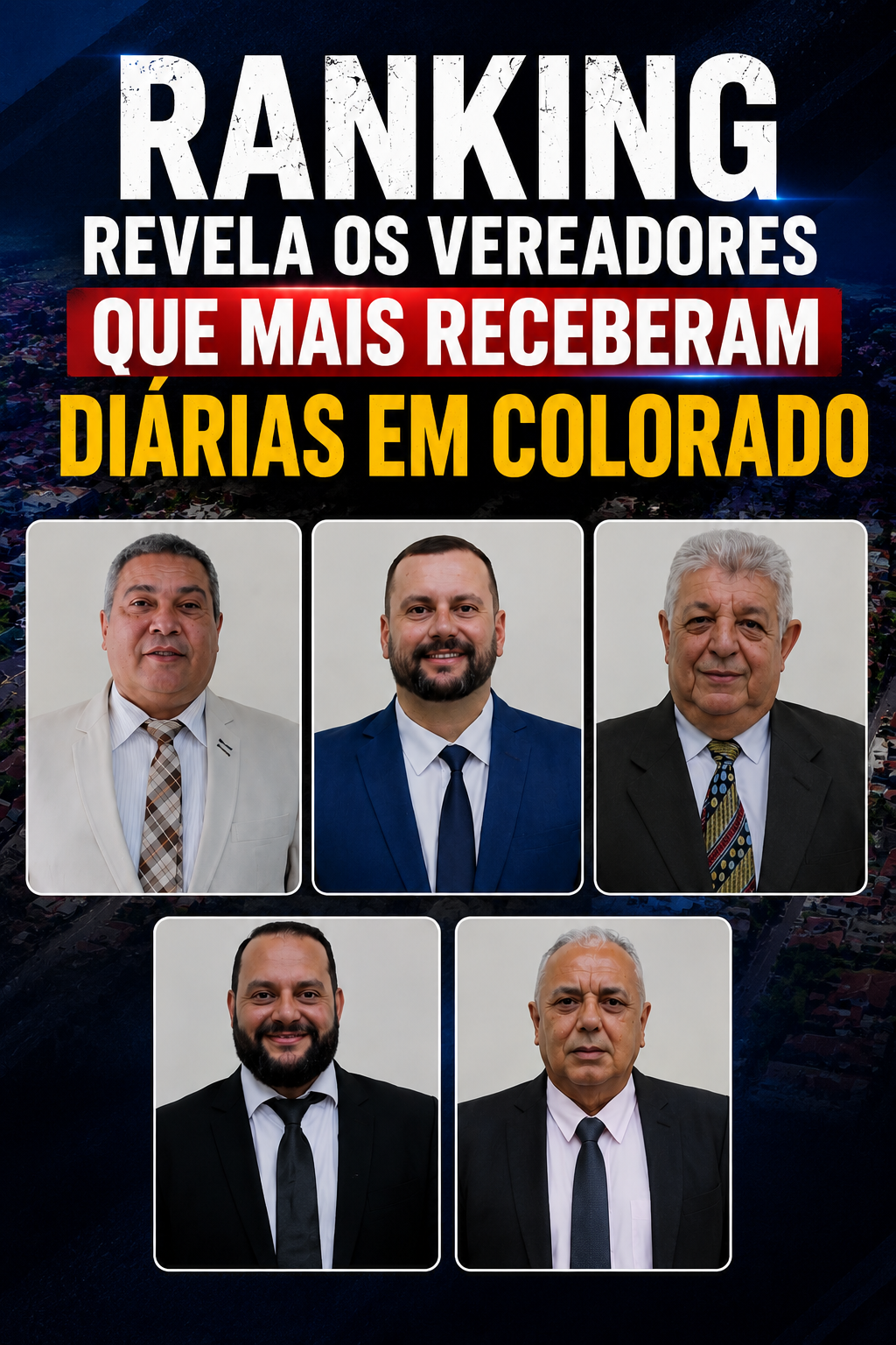 R$ 147 mil em diárias: quem mais viajou com dinheiro público  na Câmara de Colorado